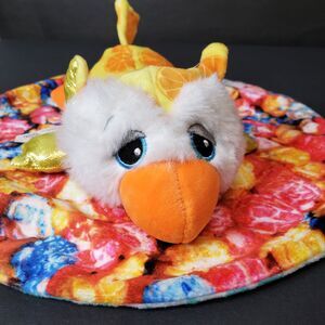 Basic Fun Cutetitos Yellow Owl Beanie 7" Food Wrap Plush Owlito Toddler Soft Toy